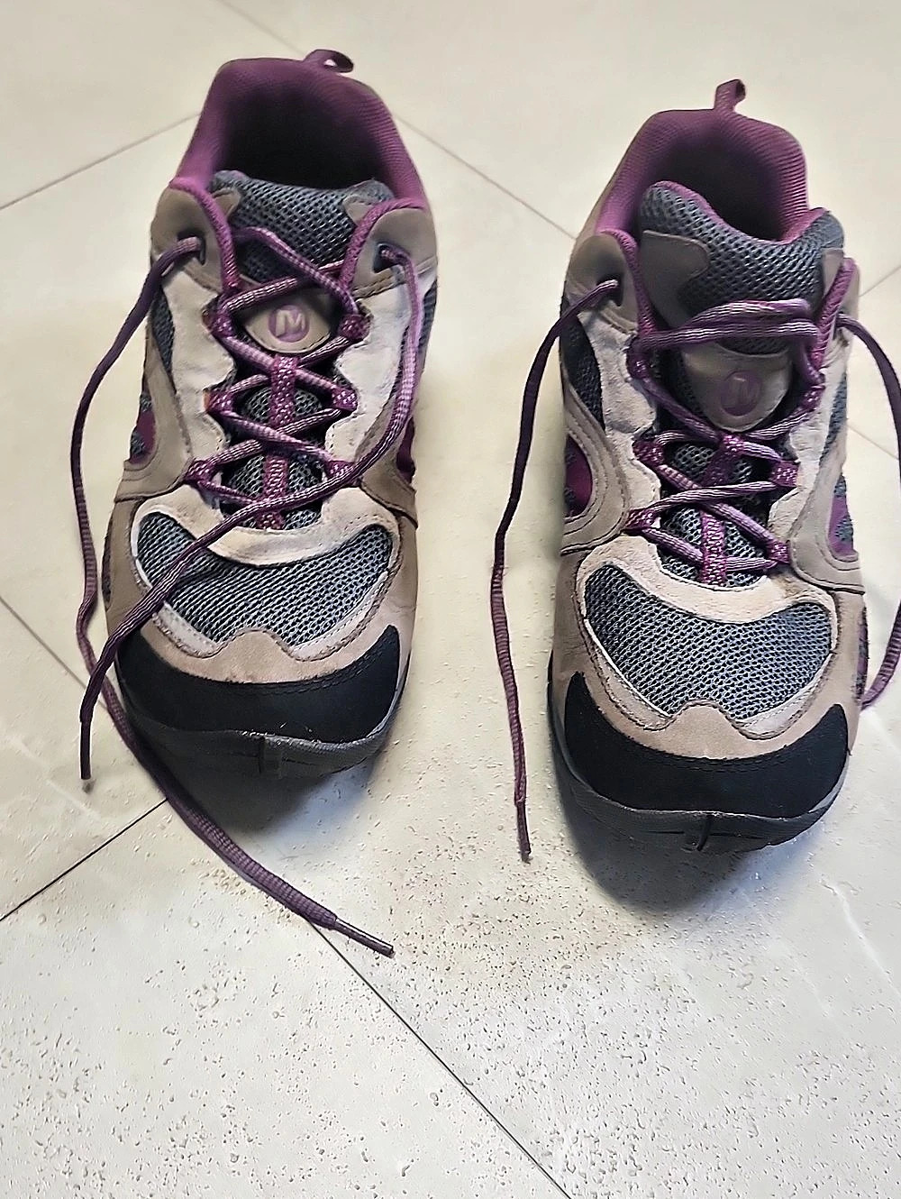 Merrell Women's Trail Athletic Shoes in Brown & Purple